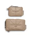 Karl Lagerfeld Lanyard Zipper Wallet In Shell