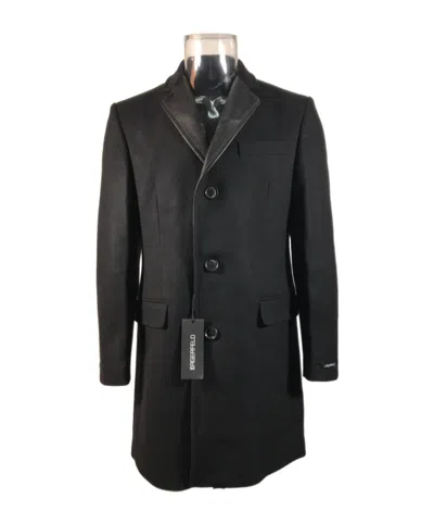 KARL LAGERFELD LAPEL LONG-SLEEVED COAT