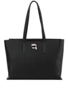 Karl Lagerfeld Large Ikonik Karl Tote Bag In Black