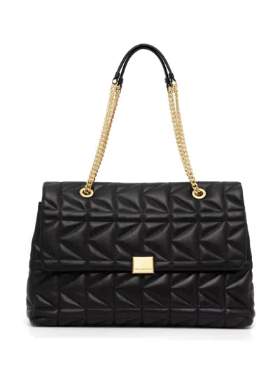 Karl Lagerfeld Large K/kuilt Tote Bag In Black