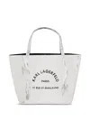 Karl Lagerfeld Large Rue St-guillaume Tote Bag In Neutral