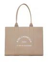 Karl Lagerfeld Large Rue St-guillaume Tote Bag In Neutrals
