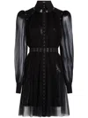 Karl Lagerfeld Layered Dress In Black