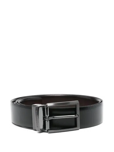 KARL LAGERFELD LEATHER BELT