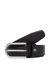 Karl Lagerfeld Leather Belt In Black