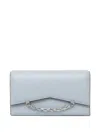 Karl Lagerfeld Leather Cross Body Bag In Blue