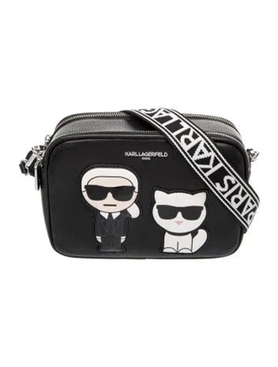Pre-owned Karl Lagerfeld Leather Crossbody Bag In Multi