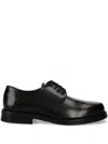 Karl Lagerfeld Leather Derby Shoes In Black