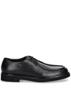 Karl Lagerfeld Leather Derby Shoes In Schwarz