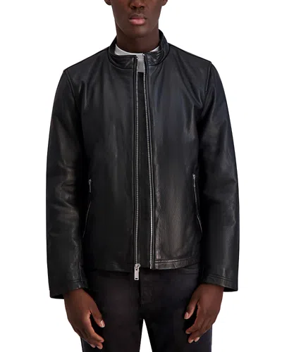 Karl Lagerfeld Leather Jacket In Black