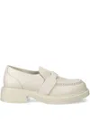Karl Lagerfeld Leather Loafers In White