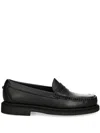 Karl Lagerfeld Leather Loafers In Black