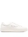 Karl Lagerfeld Leather Low-top Sneakers In White