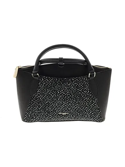 Pre-owned Karl Lagerfeld Leather Satchel In Black