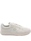 Karl Lagerfeld Leather Sneakers In Nude