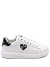 Karl Lagerfeld Leather Sneakers In White