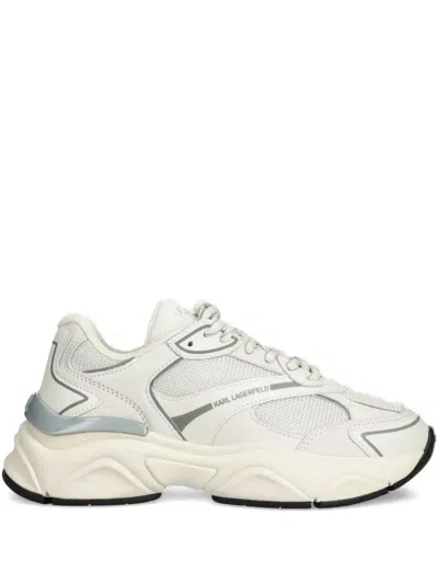 Karl Lagerfeld Leather Sneakers In White