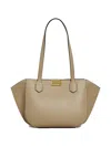 Karl Lagerfeld Leather Tote Bag In Neutral