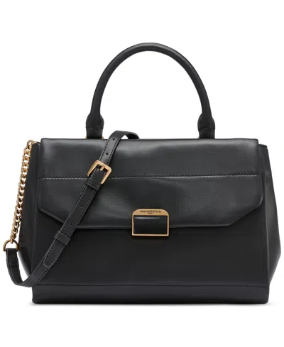 Karl Lagerfeld Liana Leather Satchel In Black