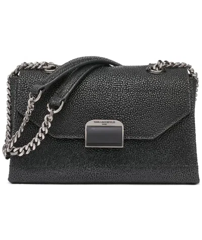 Karl Lagerfeld Liana Shoulder In Black