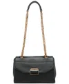 Karl Lagerfeld Liana Small Leather Shoulder Bag In Black