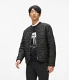 Karl Lagerfeld Lightweight Packable Jacket In Black