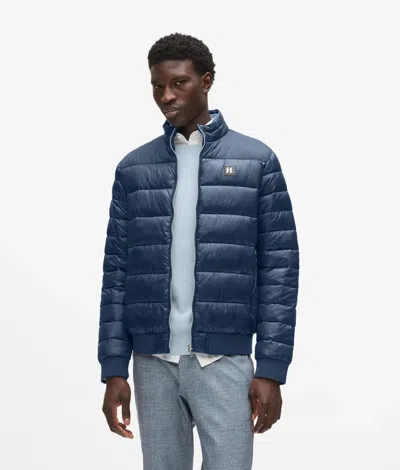 Karl Lagerfeld Lightweight Puffer Jacket In Blue