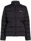 Karl Lagerfeld Lightweight Puffer Jacket In Black