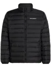 Karl Lagerfeld Lightweight Quilted Jacket In 999