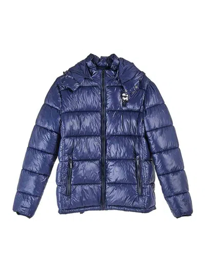 Karl Lagerfeld Lighweight Tokidoki Duffle Jacket In Blue