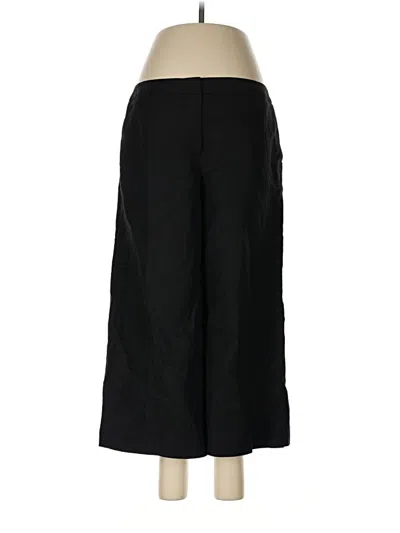 Pre-owned Karl Lagerfeld Linen Pants In Black