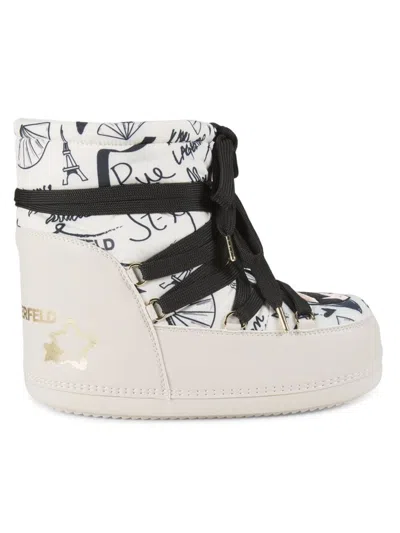 Karl Lagerfeld Kids' Little Girl's & Girl's Pavan Snow Boots In Multi