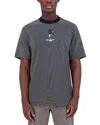 Karl Lagerfeld Little Karl Pattern Blocked Tee In Black