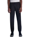 Karl Lagerfeld Lm4 Slim Fit Track Pants In Black