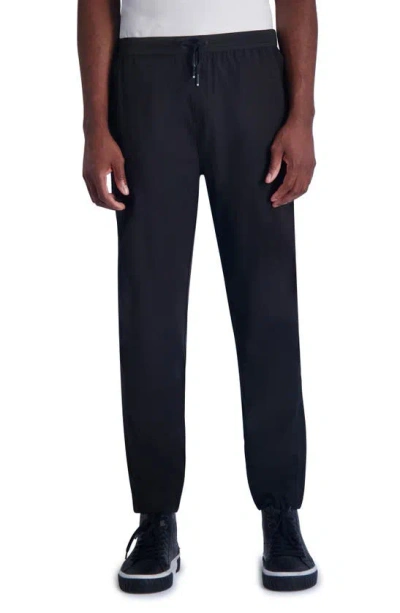 Karl Lagerfeld Lm4 Slim Fit Track Pants In Black