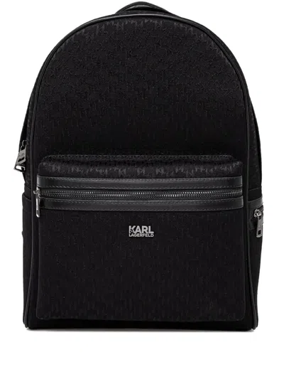 Karl Lagerfeld Logo-appliqué Backpack