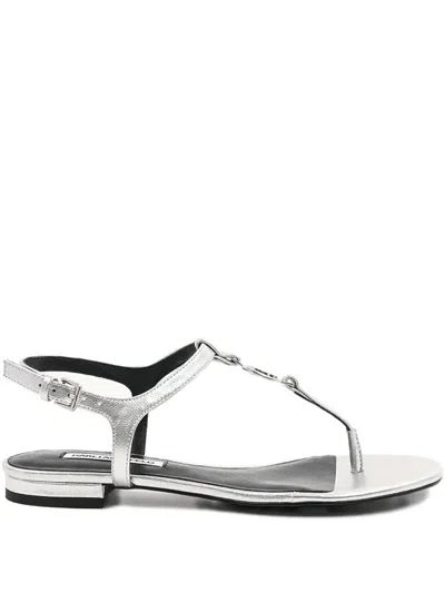 Karl Lagerfeld Logo-appliqué Sandals