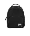 Karl Lagerfeld Logo Backpack In Black