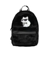Karl Lagerfeld Rucksack Rhinestone Backpack In Black