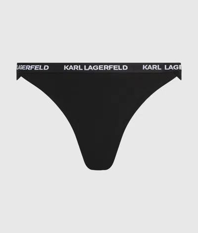 Karl Lagerfeld Logo Brief In Black