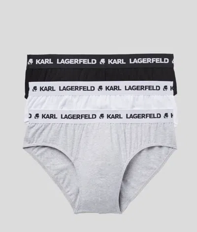Karl Lagerfeld Logo Briefs 3-pack