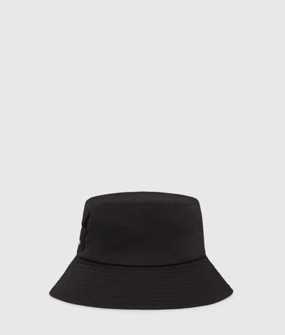 Karl Lagerfeld Logo Bucket Hat In Black