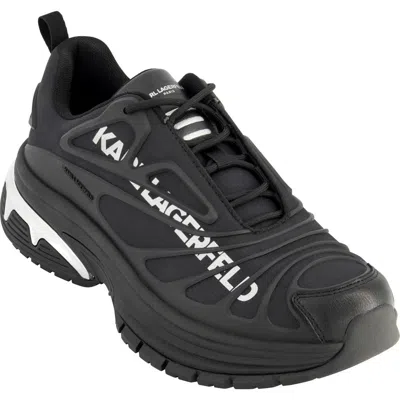Karl Lagerfeld Logo Chunky Sneaker In Black