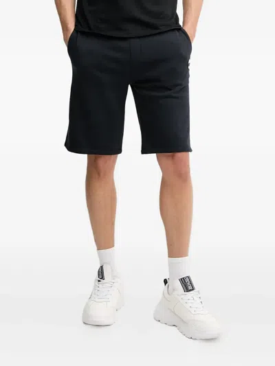 Karl Lagerfeld Logo-detail Drawstring Shorts In Black