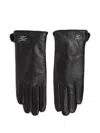 Karl Lagerfeld Logo-detail Gloves In Black