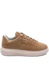 Karl Lagerfeld Logo-detail Platform Sneakers In Brown