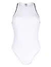 Karl Lagerfeld Logo-detail Racerback Body In White