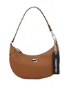 Karl Lagerfeld Logo-detail Shoulder Bag In Brown