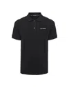 Karl Lagerfeld Men's Stretch Pima Cotton Polo Shirt In Black