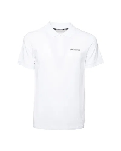 Karl Lagerfeld Logo-appliqué T-shirt In White